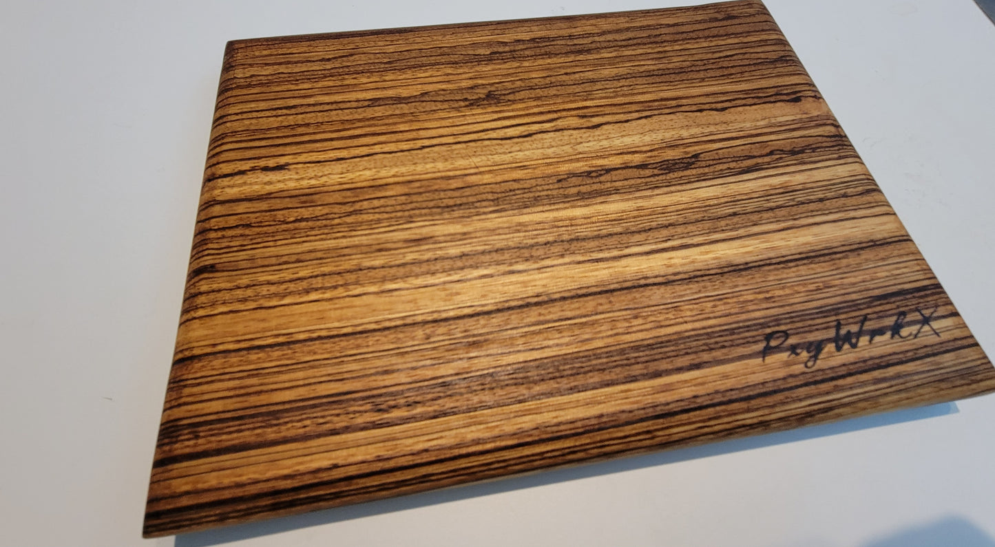 Zebra Wood Cutting Board 10X8