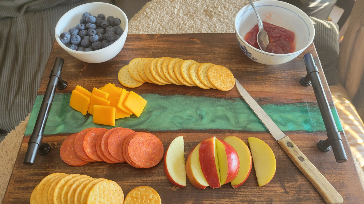 Basswood Epoxy Charcuterie Board