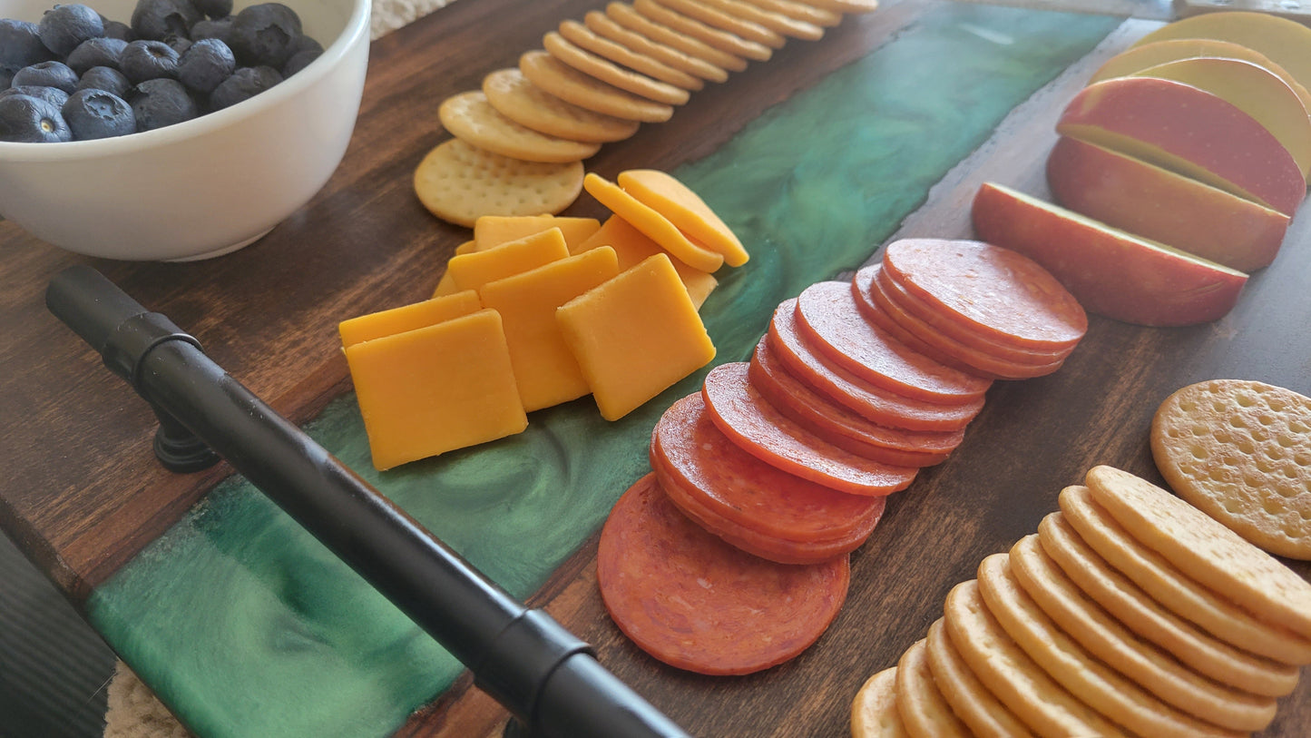 Basswood Epoxy Charcuterie Board